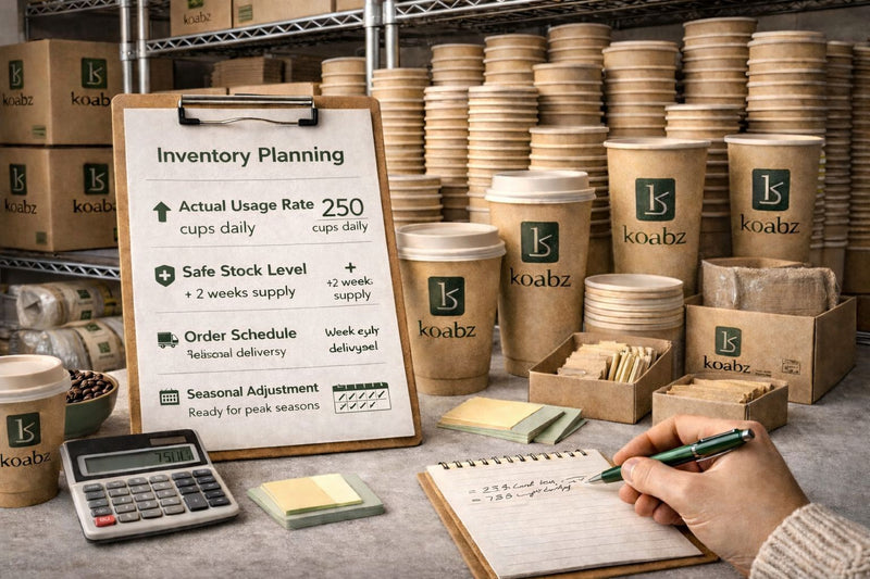 Packaging Inventory for a Successful Cafe