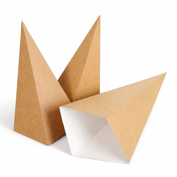 Kraft Cone (White Inside)